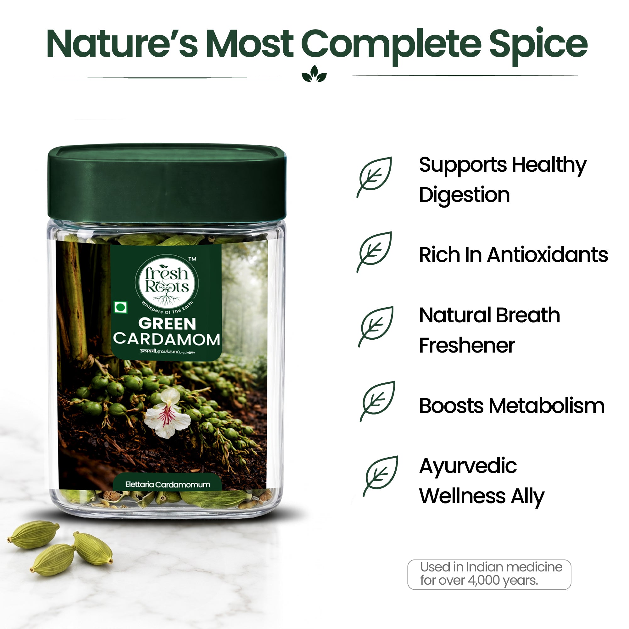 Premium Green Cardamom (Elaichi)