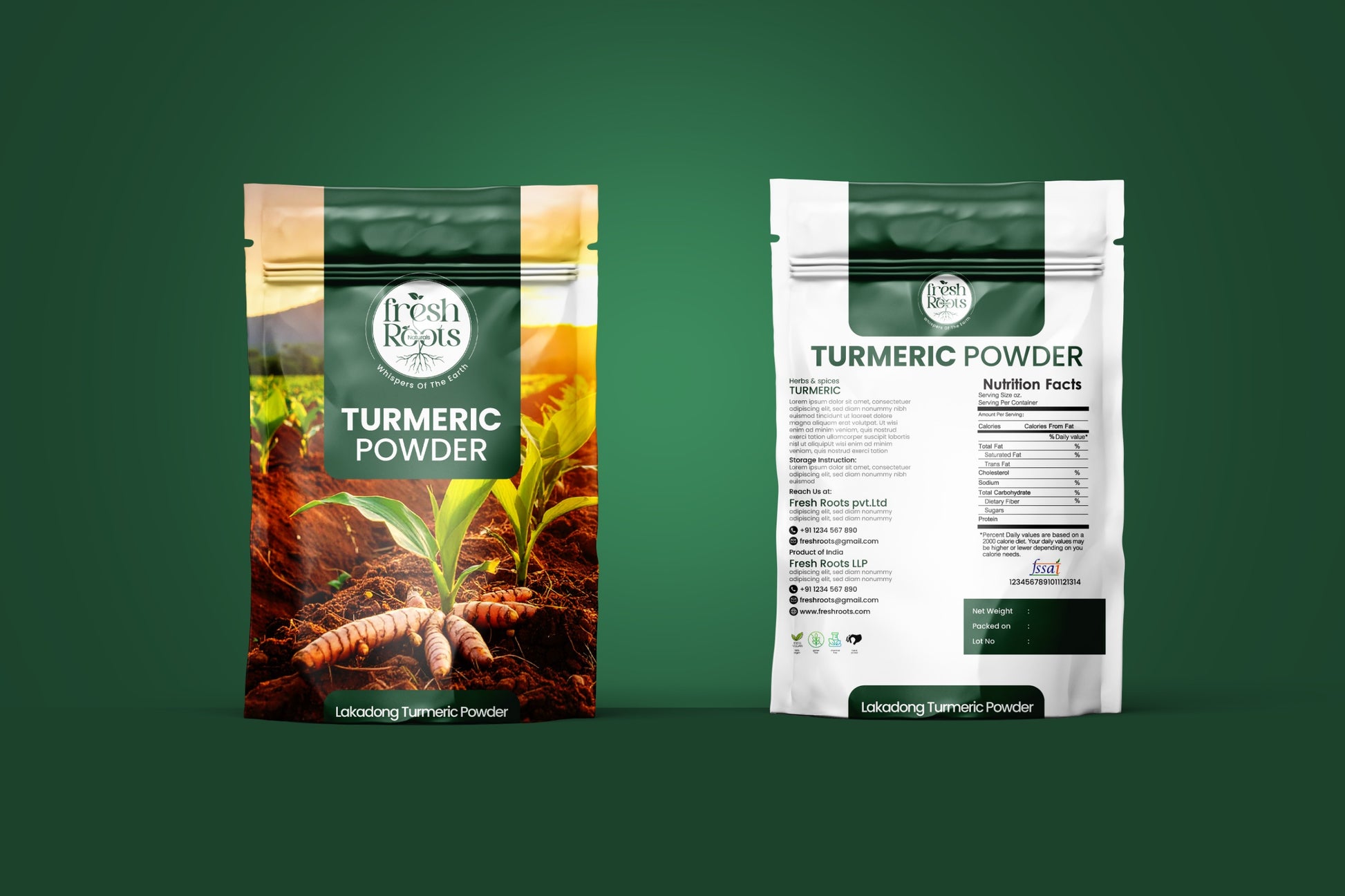 Organic Lakadong turmeric for golden milk & wellness – Fresh Roots Naturals