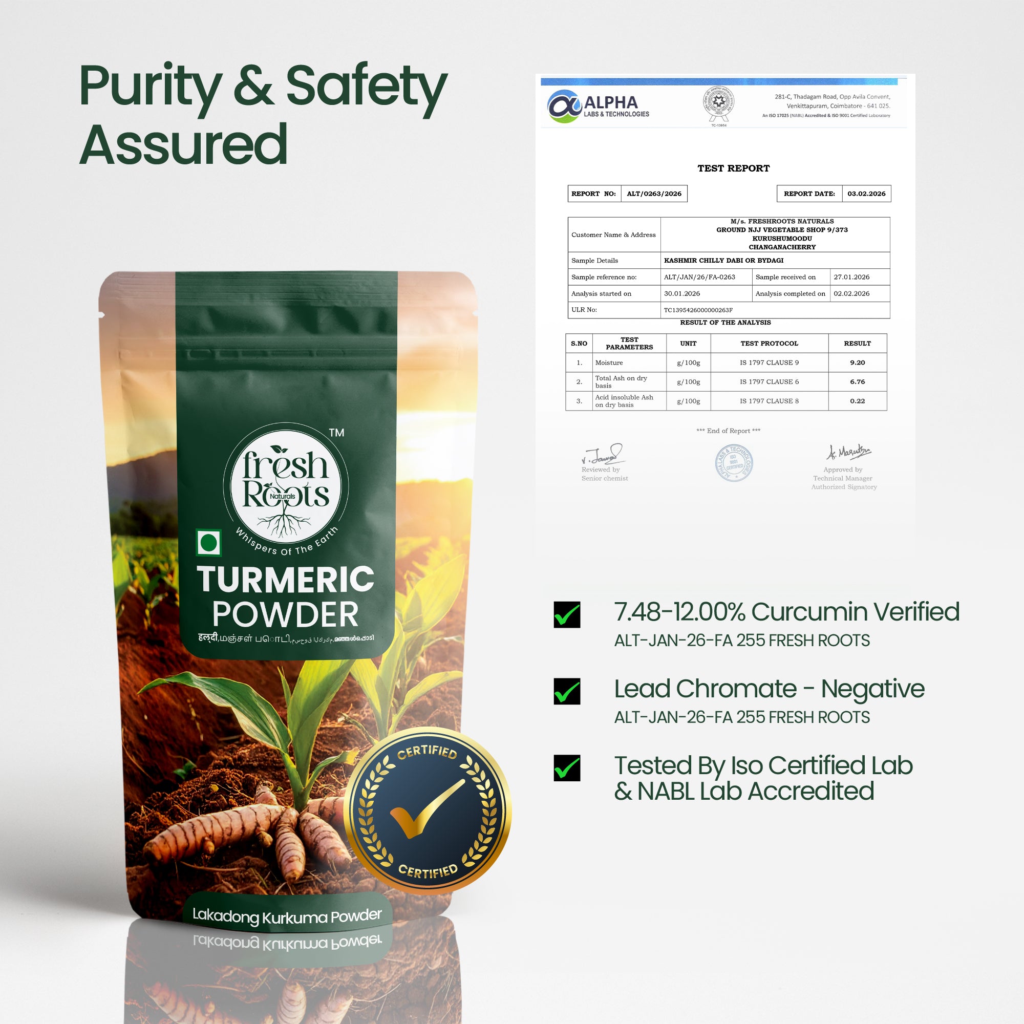 Lakadong Turmeric Powder